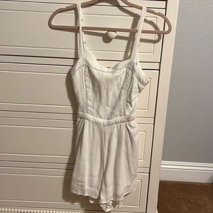White Hollister romper